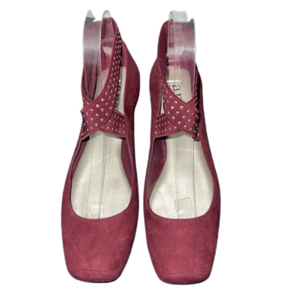 a.n.a Merci 2 Ballerina Flats - Burgundy/Wine Color - Worn Once!